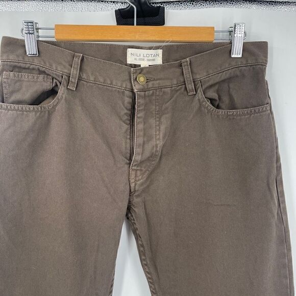 Nili Lotan Boyfriend Pant - Mocha - Picture 4 of 7